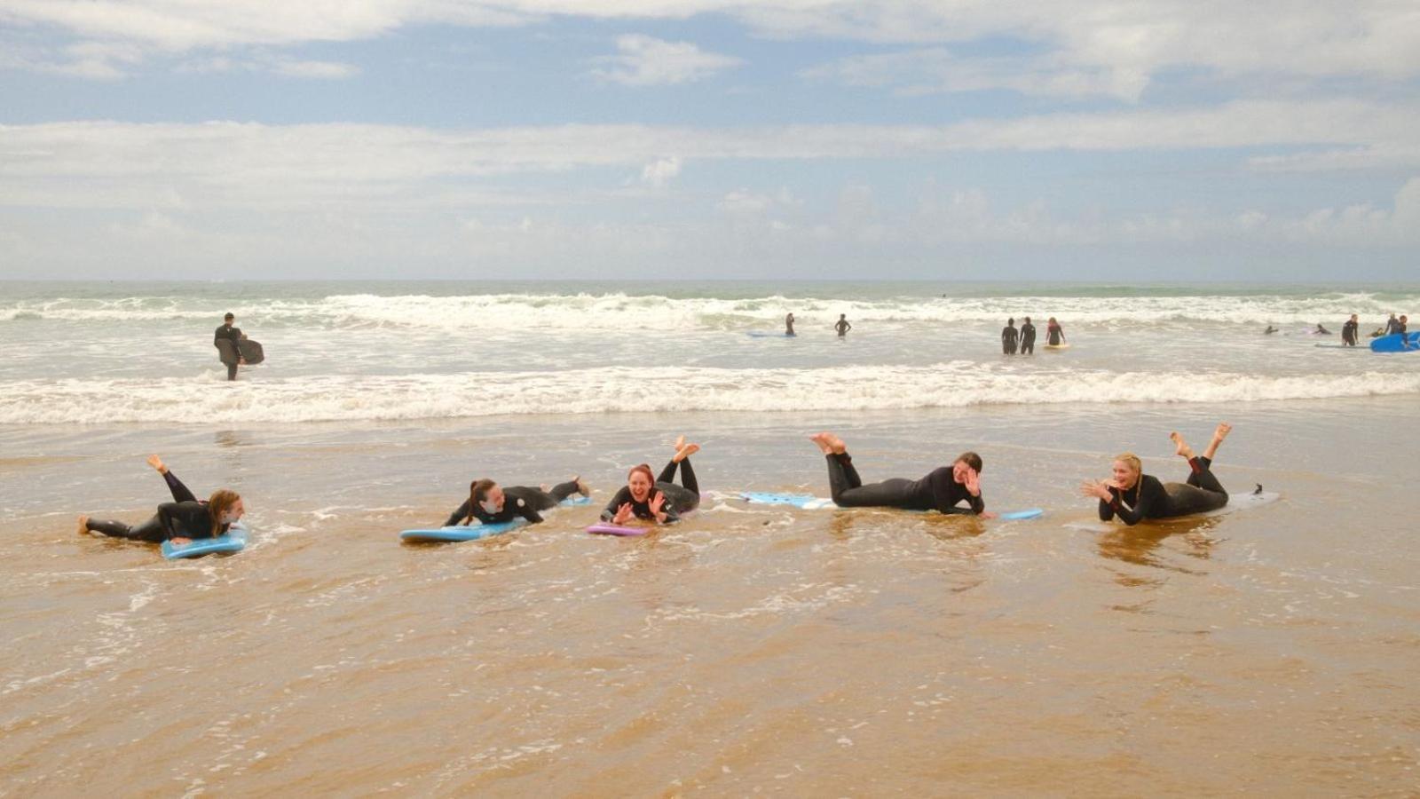 Sable Beach Surf Camp Taghazout Exteriör bild