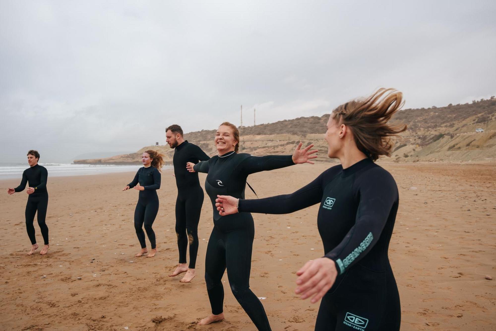 Sable Beach Surf Camp Taghazout Exteriör bild