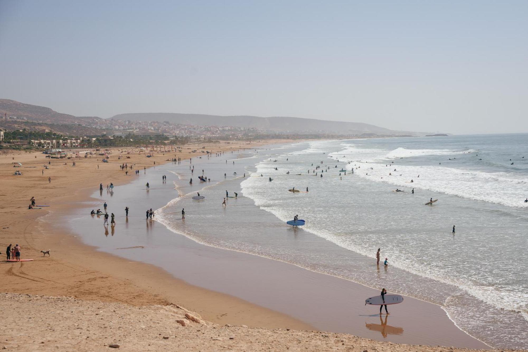 Sable Beach Surf Camp Taghazout Exteriör bild